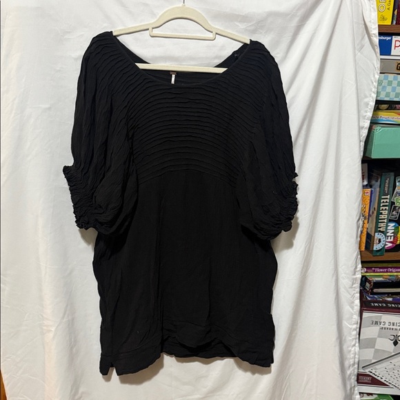 Free People Tops - Free People Black Tunic Top